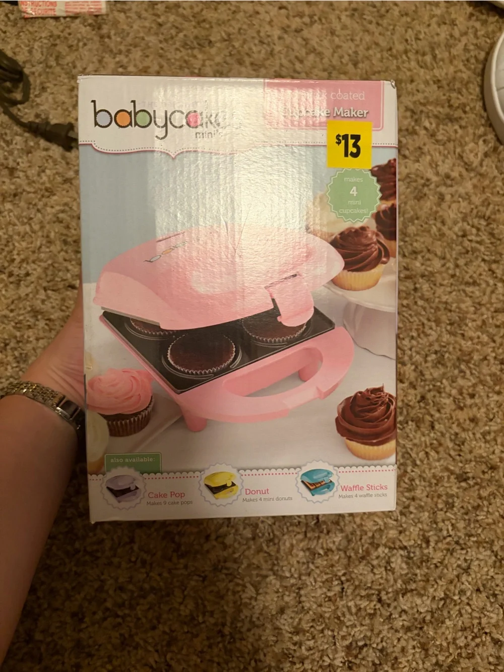 babycakes Mini Pink Cupcake Maker – Compact Pink Bakeware